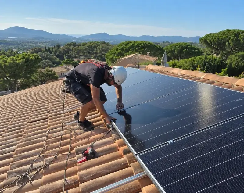 Installateur panneaux solaires Bauduen — pose photovoltaïque sur toiture